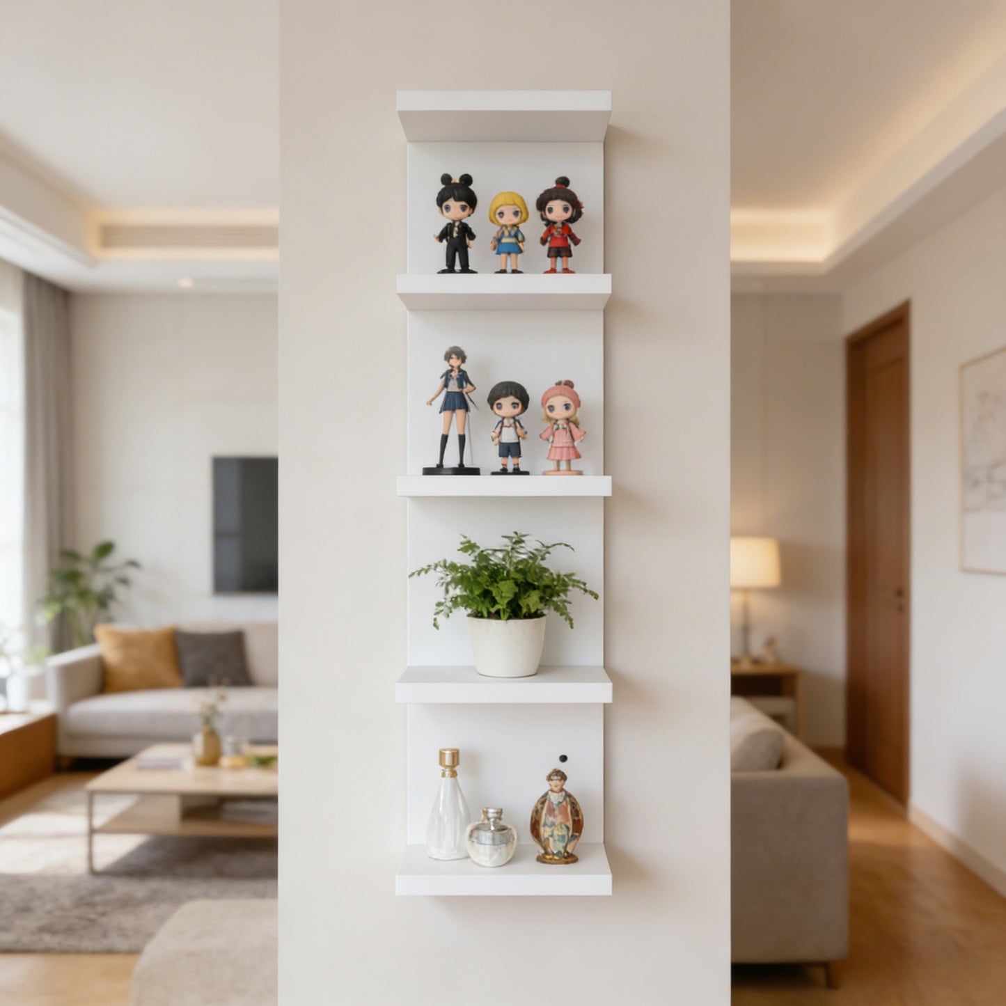 Multi Layer Wall Mounted Storage Shelf