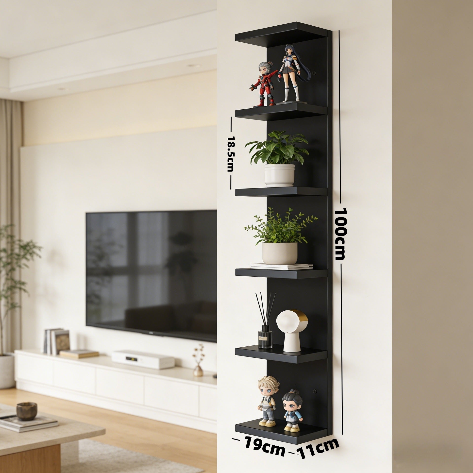 Multi Layer Wall Mounted Storage Shelf