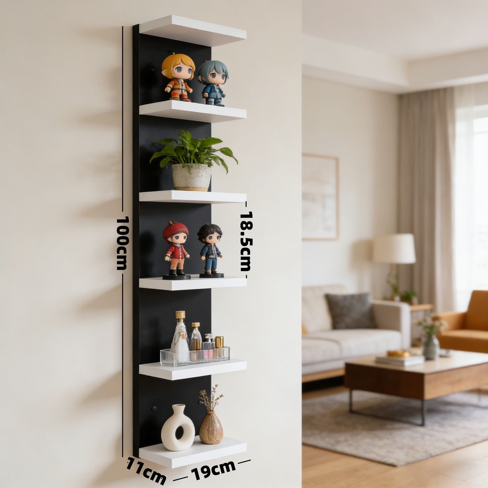 Multi Layer Wall Mounted Storage Shelf