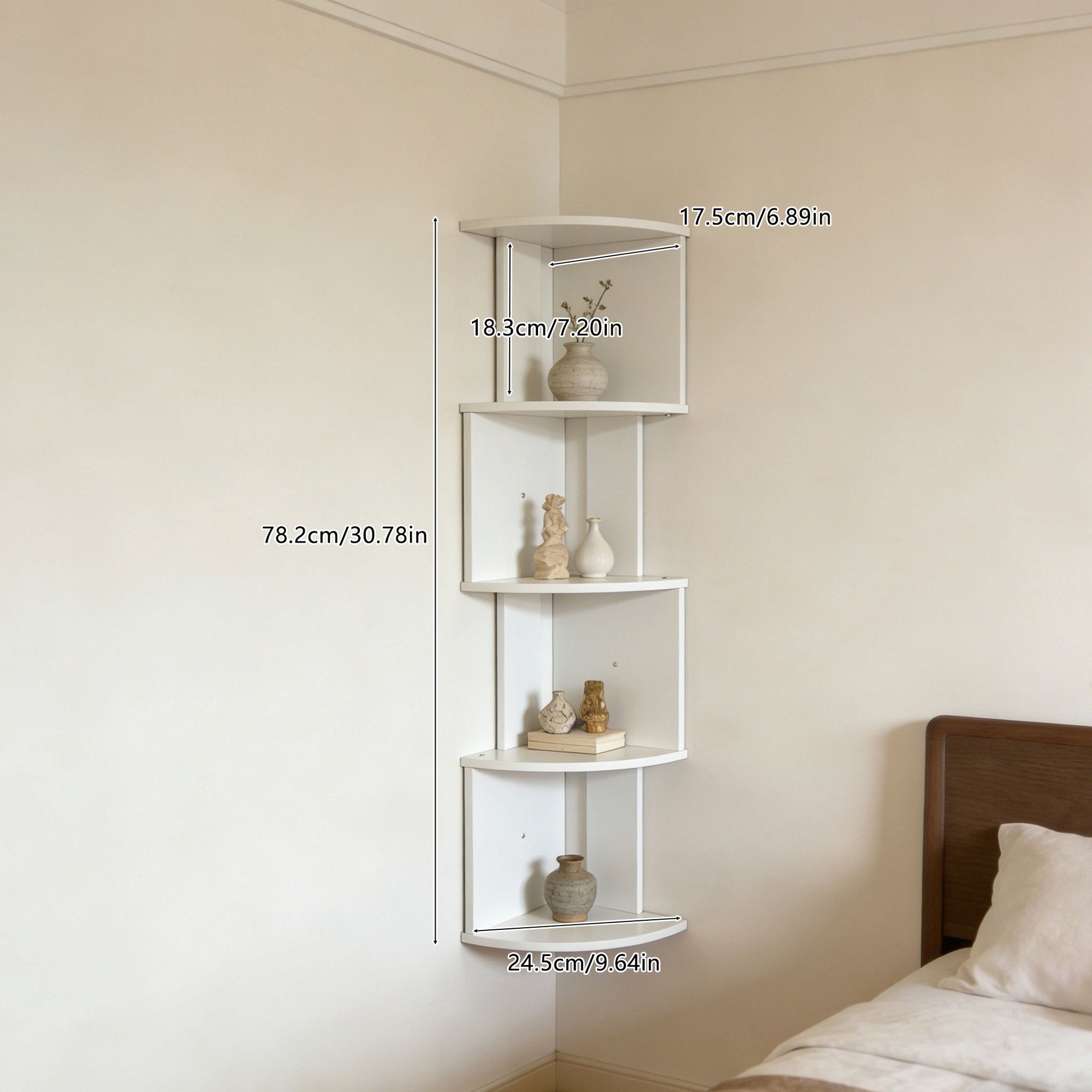 Multi Layer Wall Mounted Storage Shelf