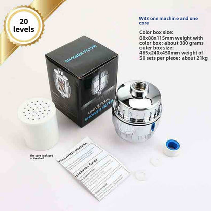 Multi-Layer Water Filter for Shower and Heater