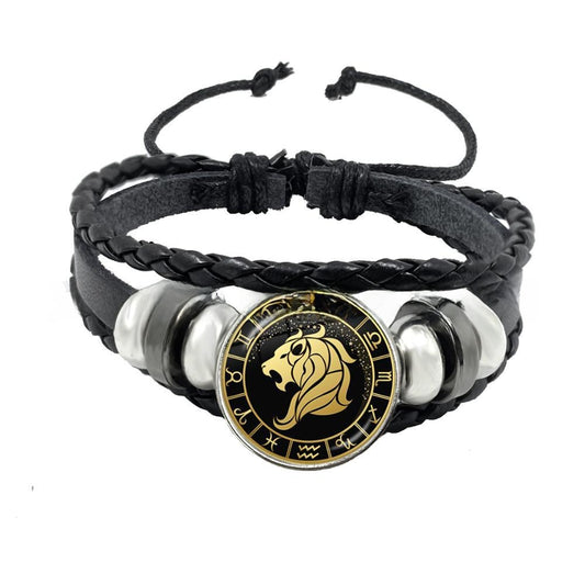 Multi-layer woven punk bracelet jewelry