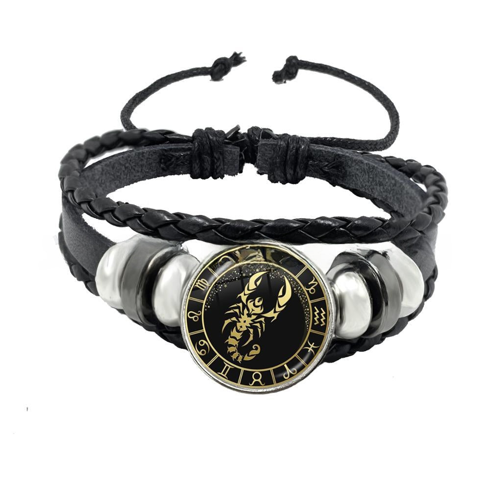 Multi-layer woven punk bracelet jewelry