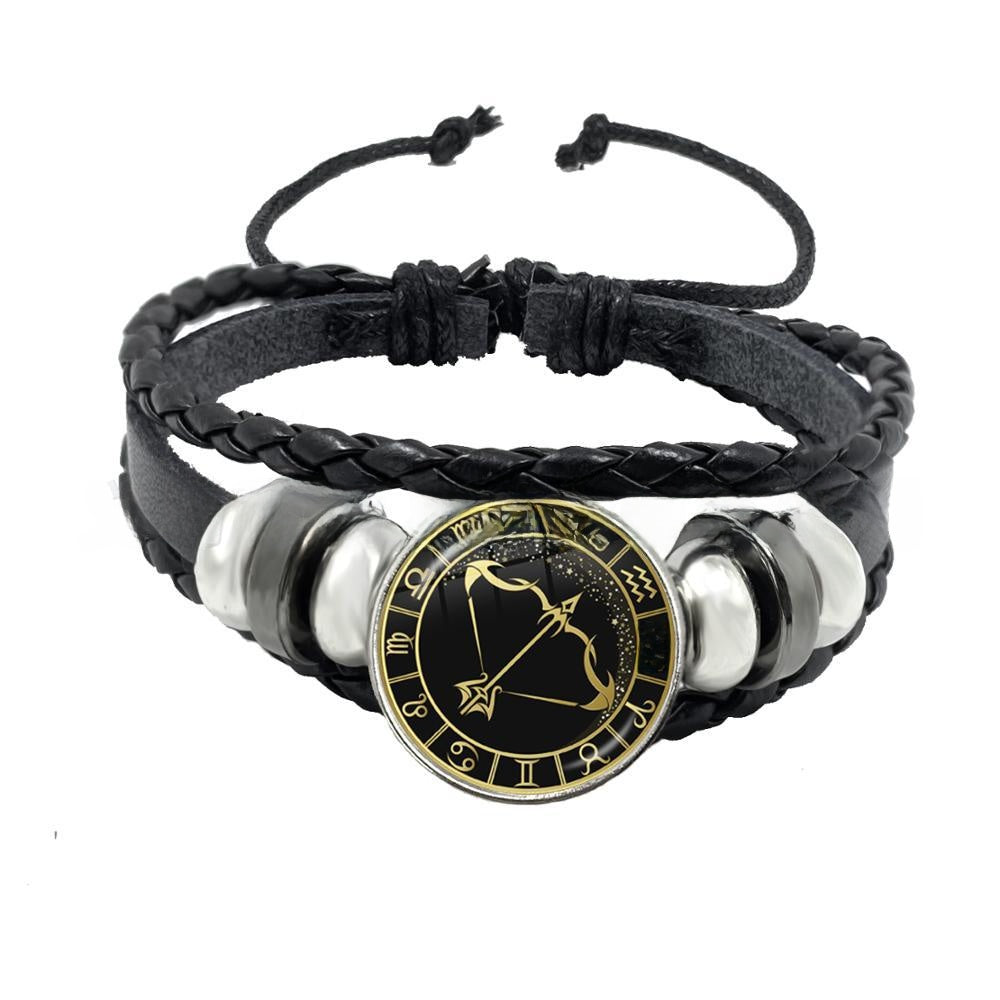 Multi-layer woven punk bracelet jewelry