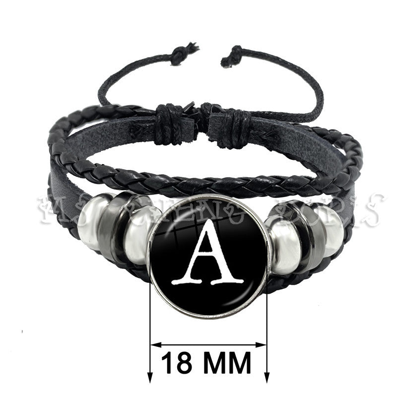 Multi-layer woven punk bracelet jewelry