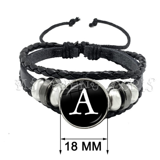 Multi-layer woven punk bracelet jewelry