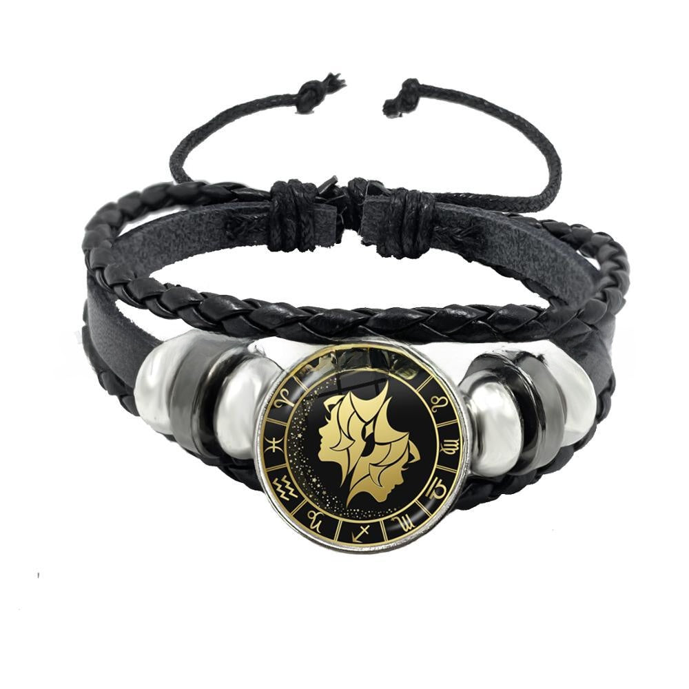 Multi-layer woven punk bracelet jewelry