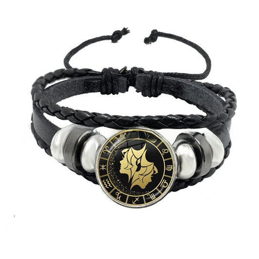 Multi-layer woven punk bracelet jewelry