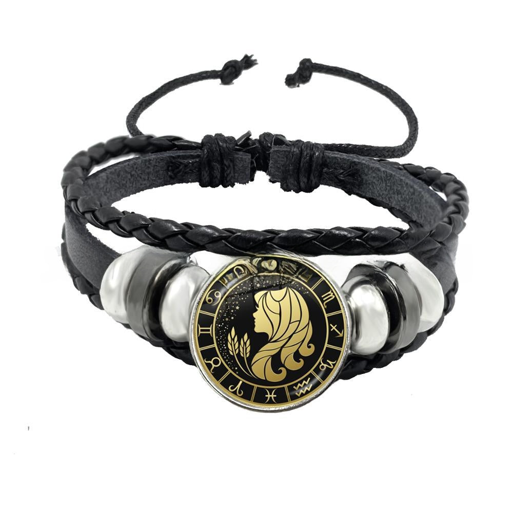 Multi-layer woven punk bracelet jewelry