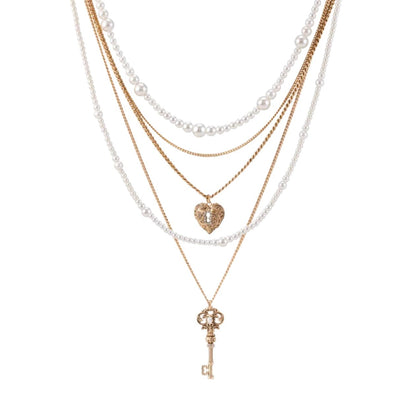 Multi-Layered Pearl Necklace