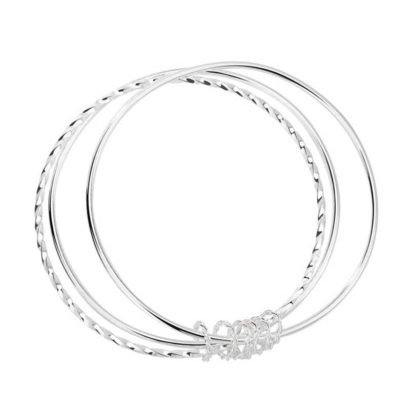 Multi-Loop Bell Pendant Bracelet