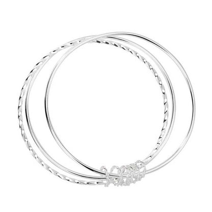 Multi-Loop Bell Pendant Bracelet