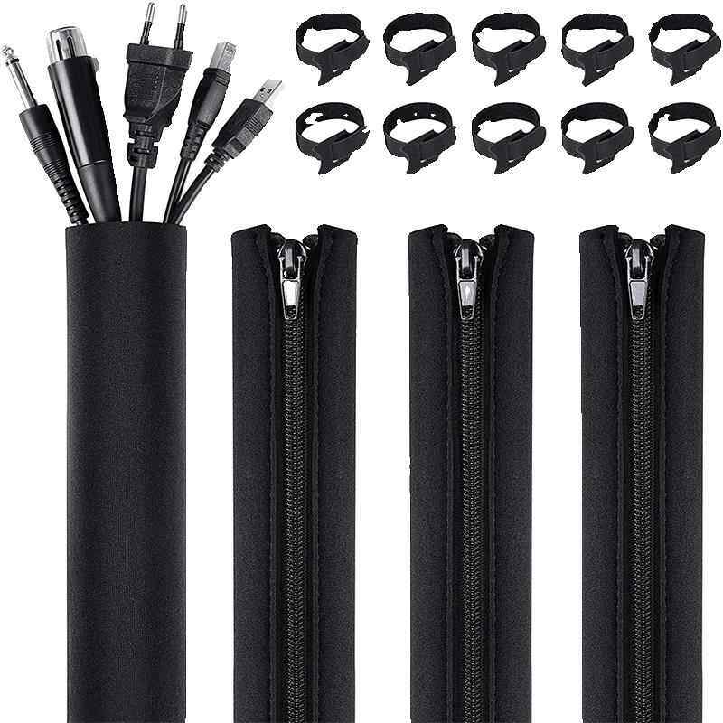 Multi-Piece Desktop Cable Organizer Kit