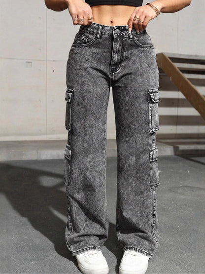 Multi-pocket work pants
