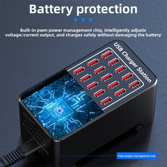 Black US Plug with 1.5m power cords