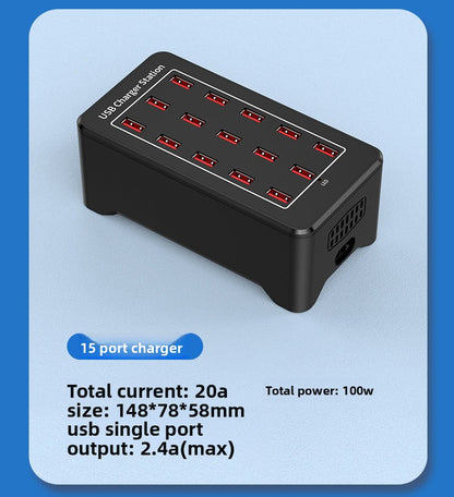 Multi Port Desktop USB Charger Station