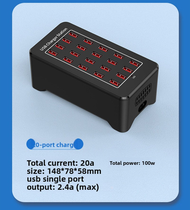 Multi Port Desktop USB Charger Station