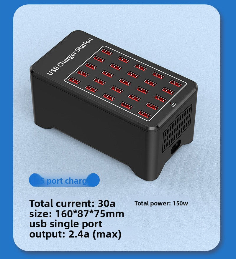 Multi Port Desktop USB Charger Station