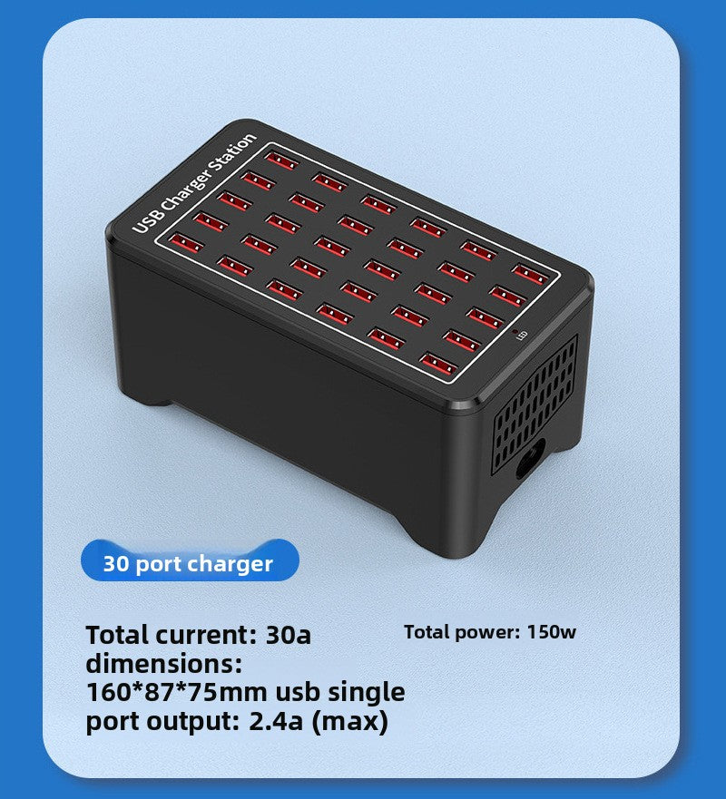 Multi Port Desktop USB Charger Station