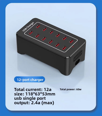 Multi Port Desktop USB Charger Station