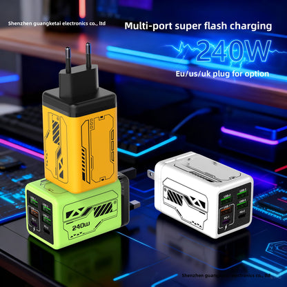 Multi Port Fast Charger with PD and QC Support