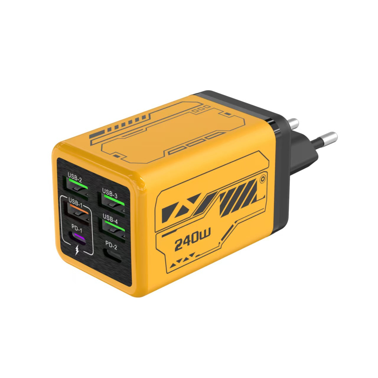 Multi Port Fast Charger with PD and QC Support