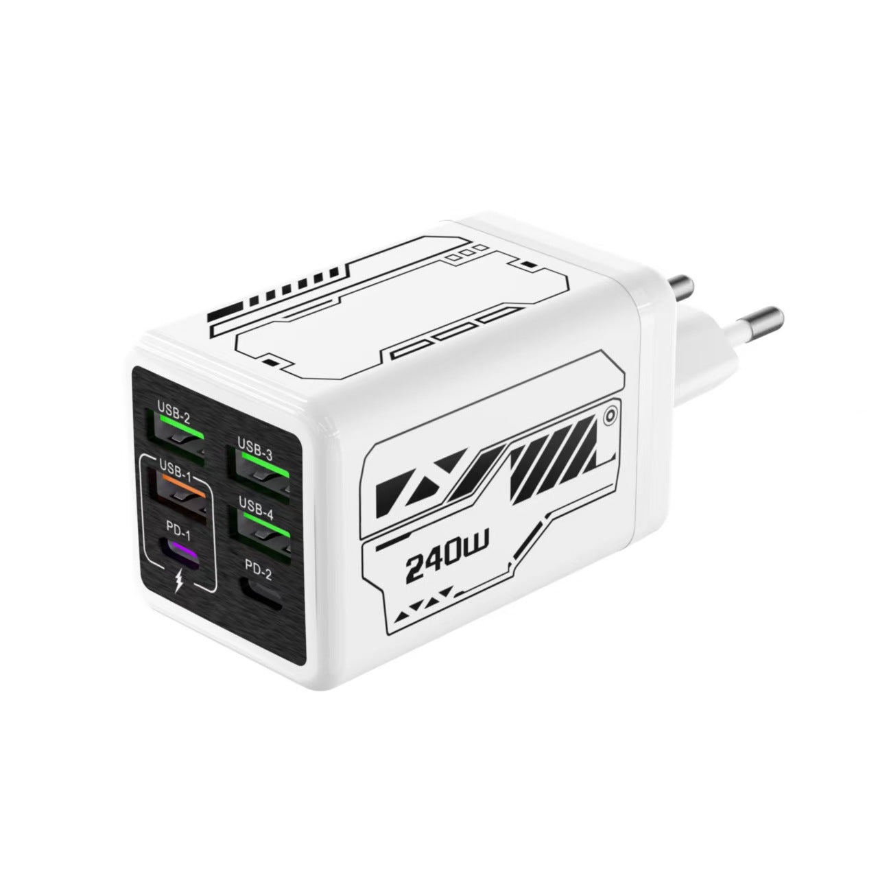 Multi Port Fast Charger with PD and QC Support