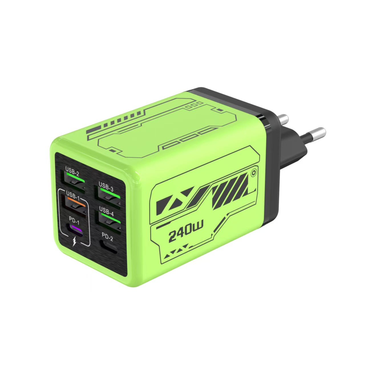 Multi Port Fast Charger with PD and QC Support