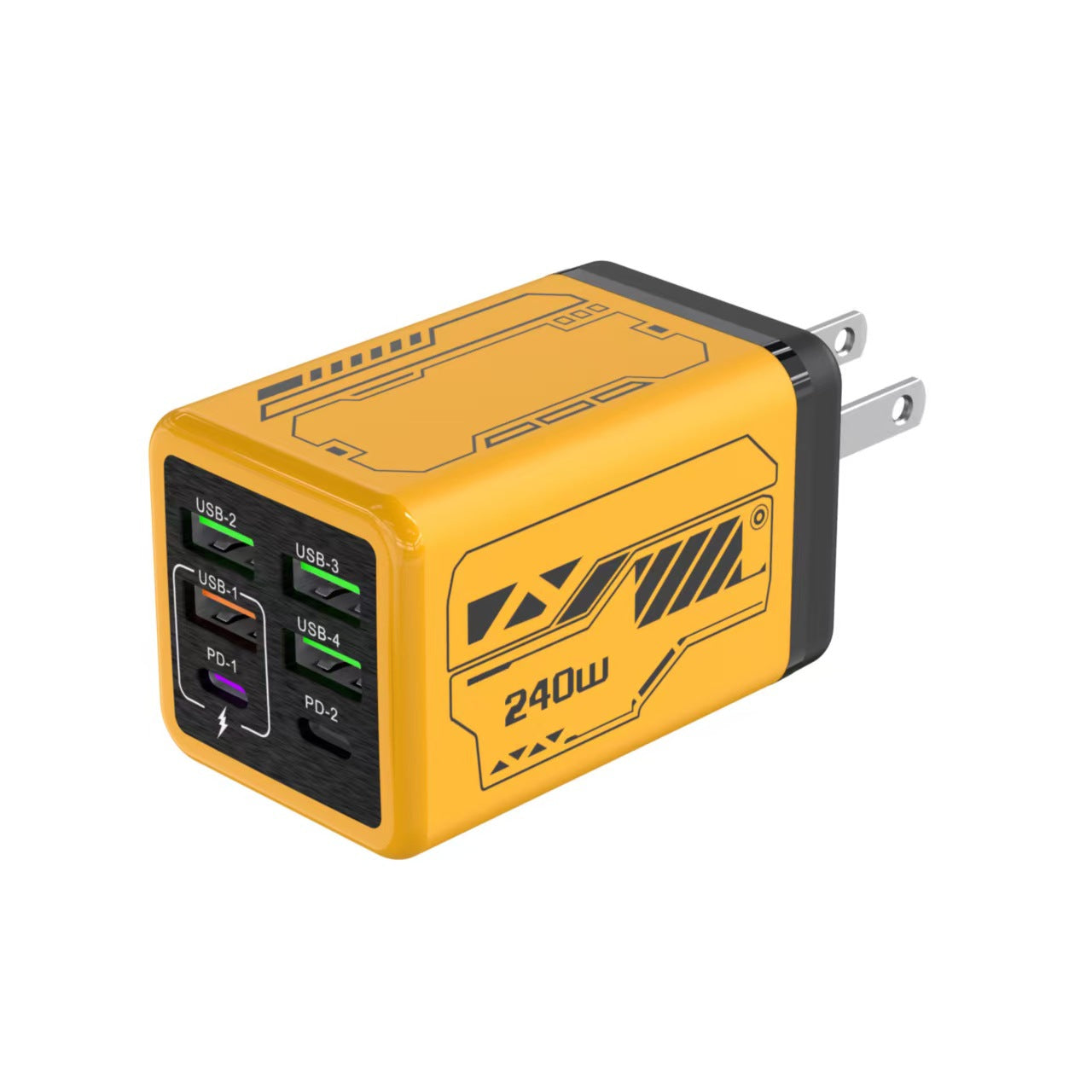 Multi Port Fast Charger with PD and QC Support