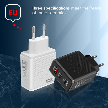 Multi-Port Fast Charger with Type-C and USB