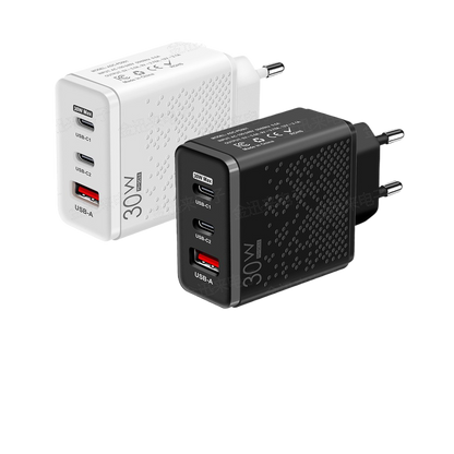 Multi-Port Fast Charger with Type-C and USB
