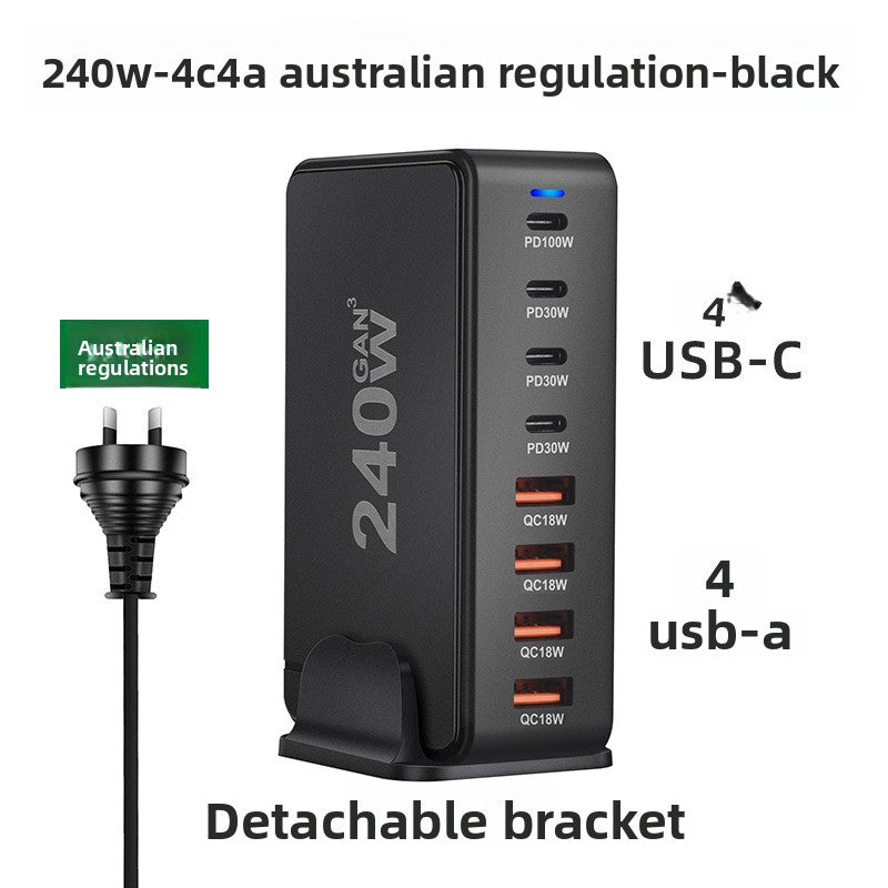 Multi-Port GaN Desktop Charger Station