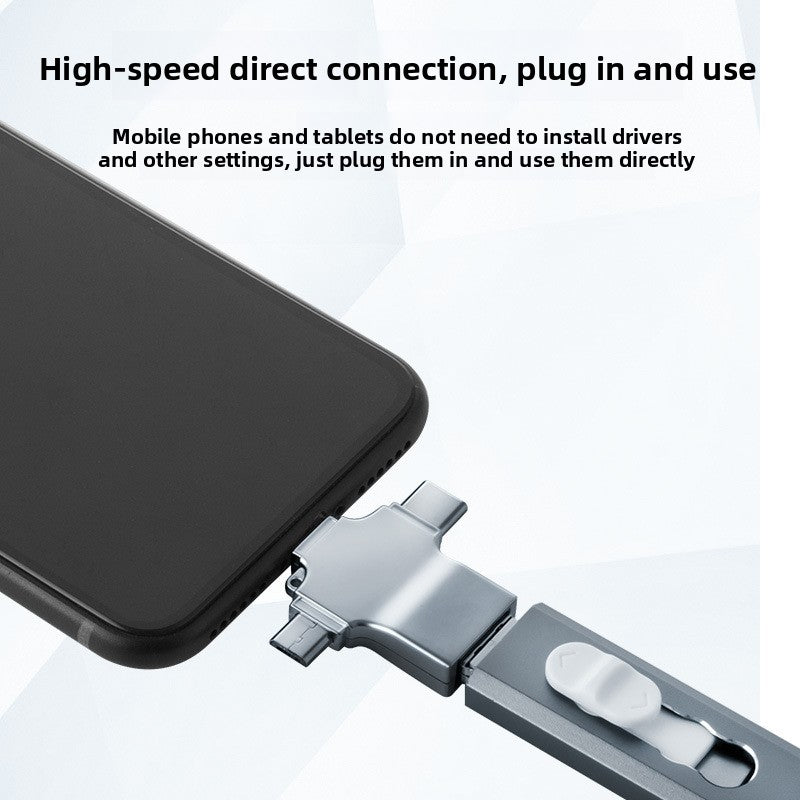 Multi-Port OTG Adapter for Android Apple Type-C Devices