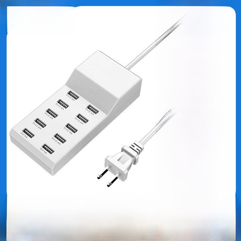 Multi-port usb charger with 50W fast charging socket