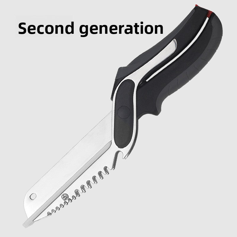 Multi-purpose vegetable scissors for the kitchen