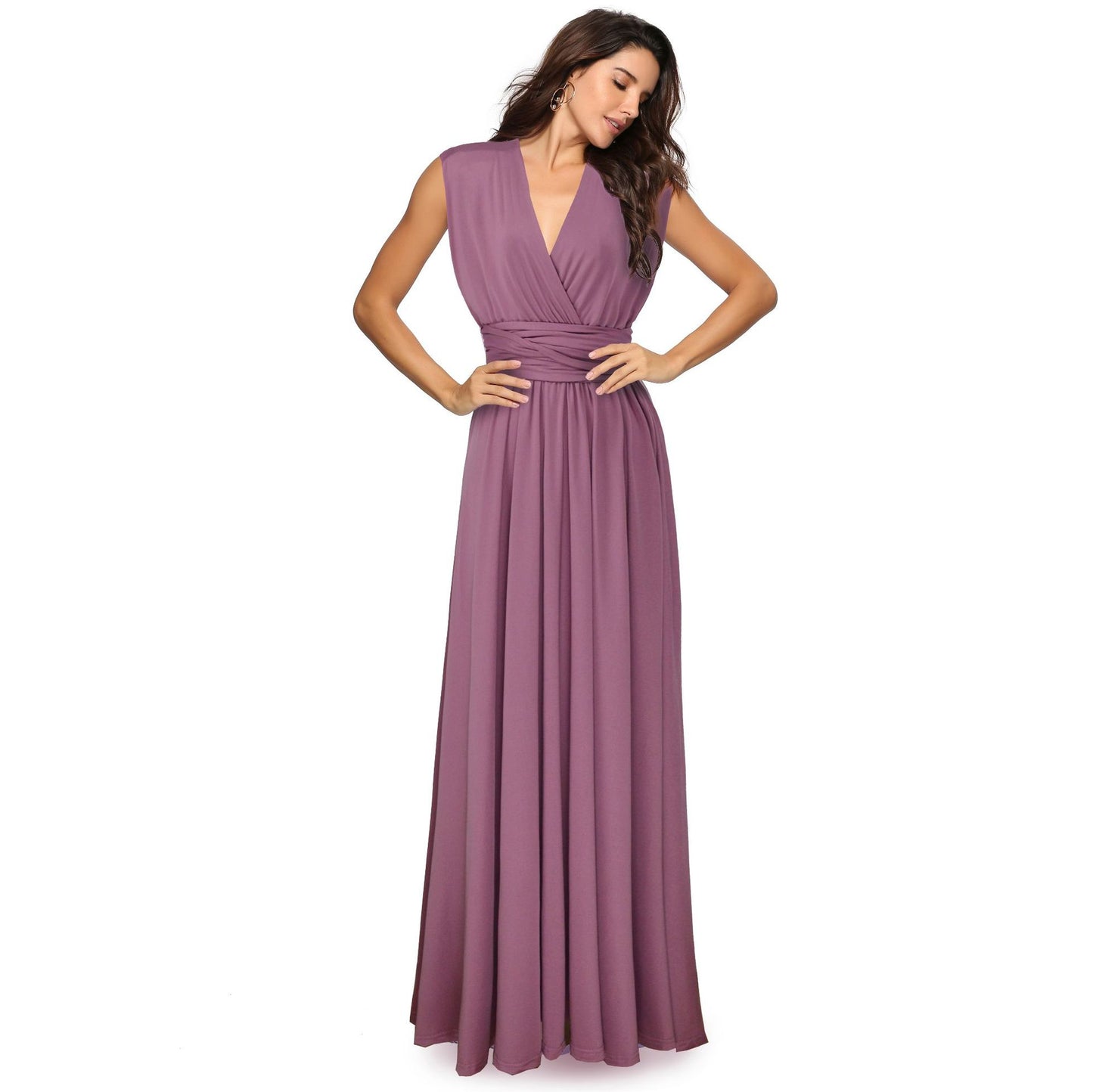 Multi-rope Backless Sexy Bandage Dress Long Dress
