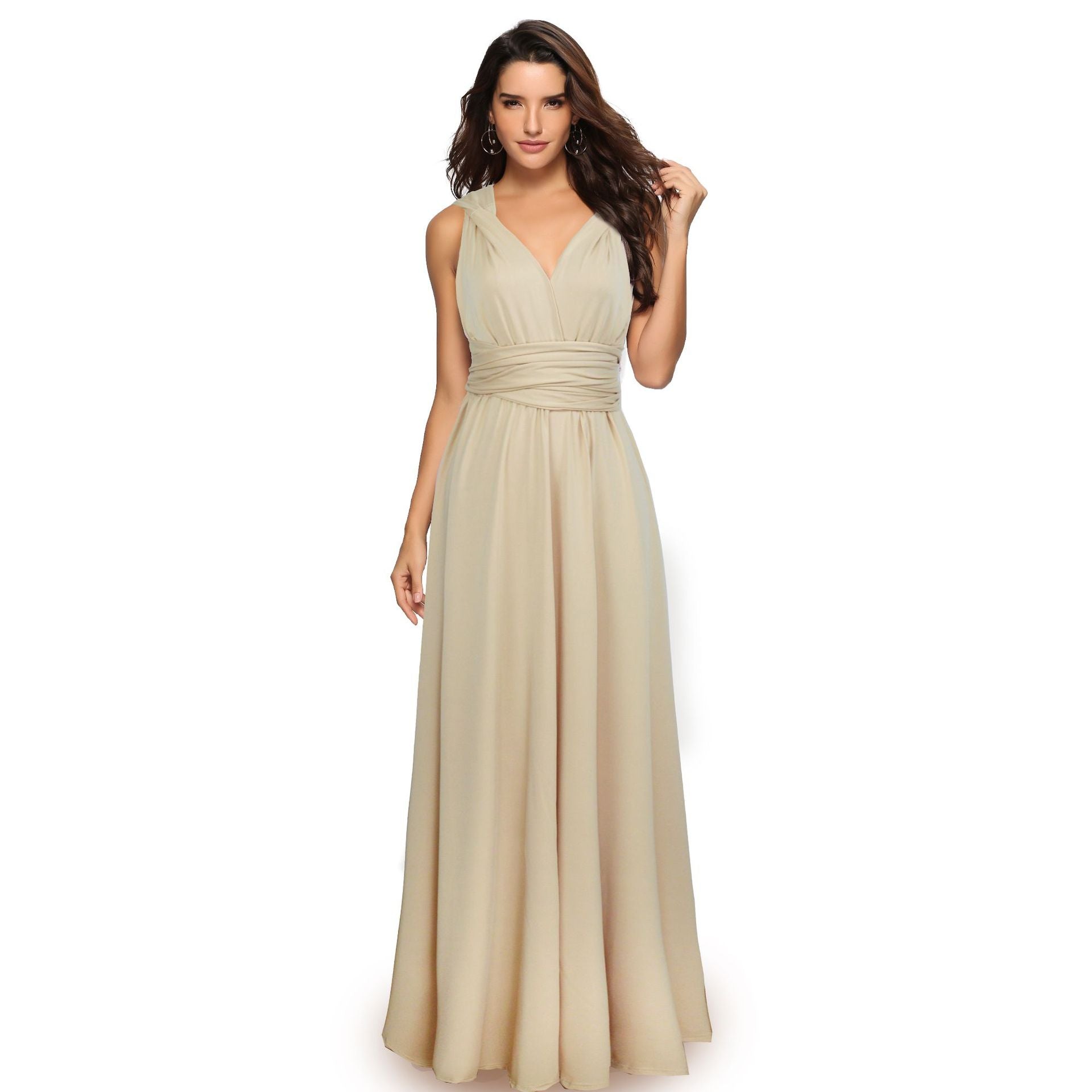 Multi-rope Backless Sexy Bandage Dress Long Dress