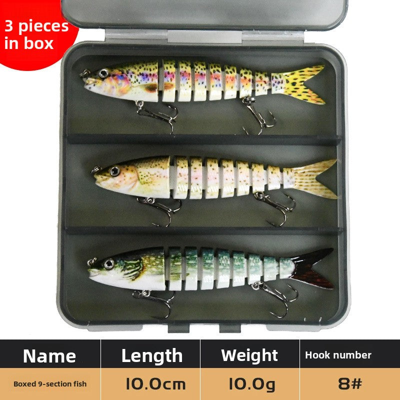 Multi-Section Bionic Loach Lure with Sound Beads