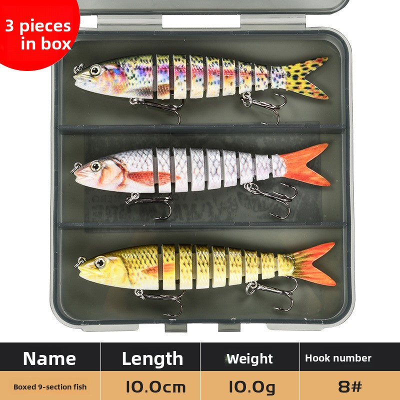 Multi-Section Bionic Loach Lure with Sound Beads