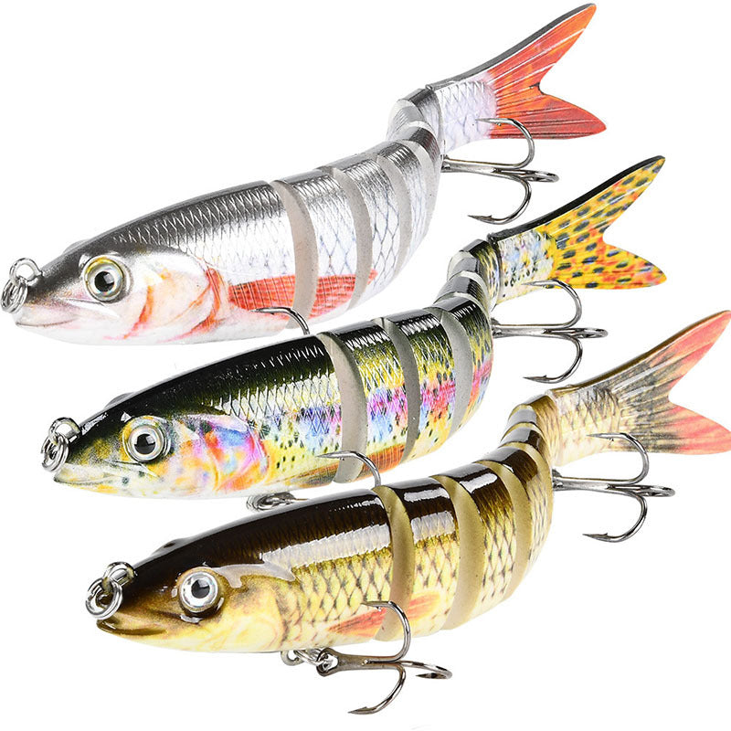 Multi-Section Bionic Loach Lure with Sound Beads