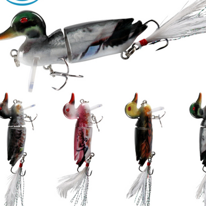 Multi-Section Duck Fishing Lure