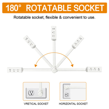 Multi Socket USB Power Extension Extender