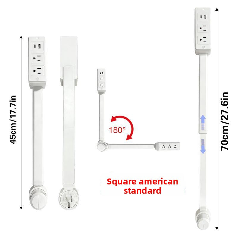 Multi Socket USB Power Extension Extender