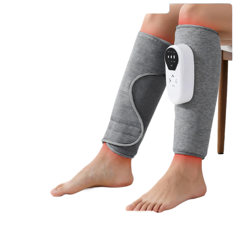 Multi-speed temperature-controlled calf massager