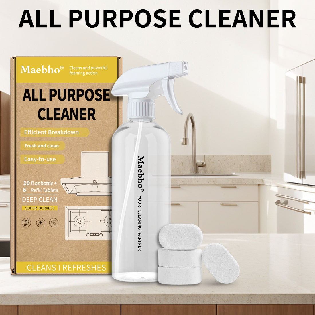 Multi-Surface Kitchen Grease Cleaner