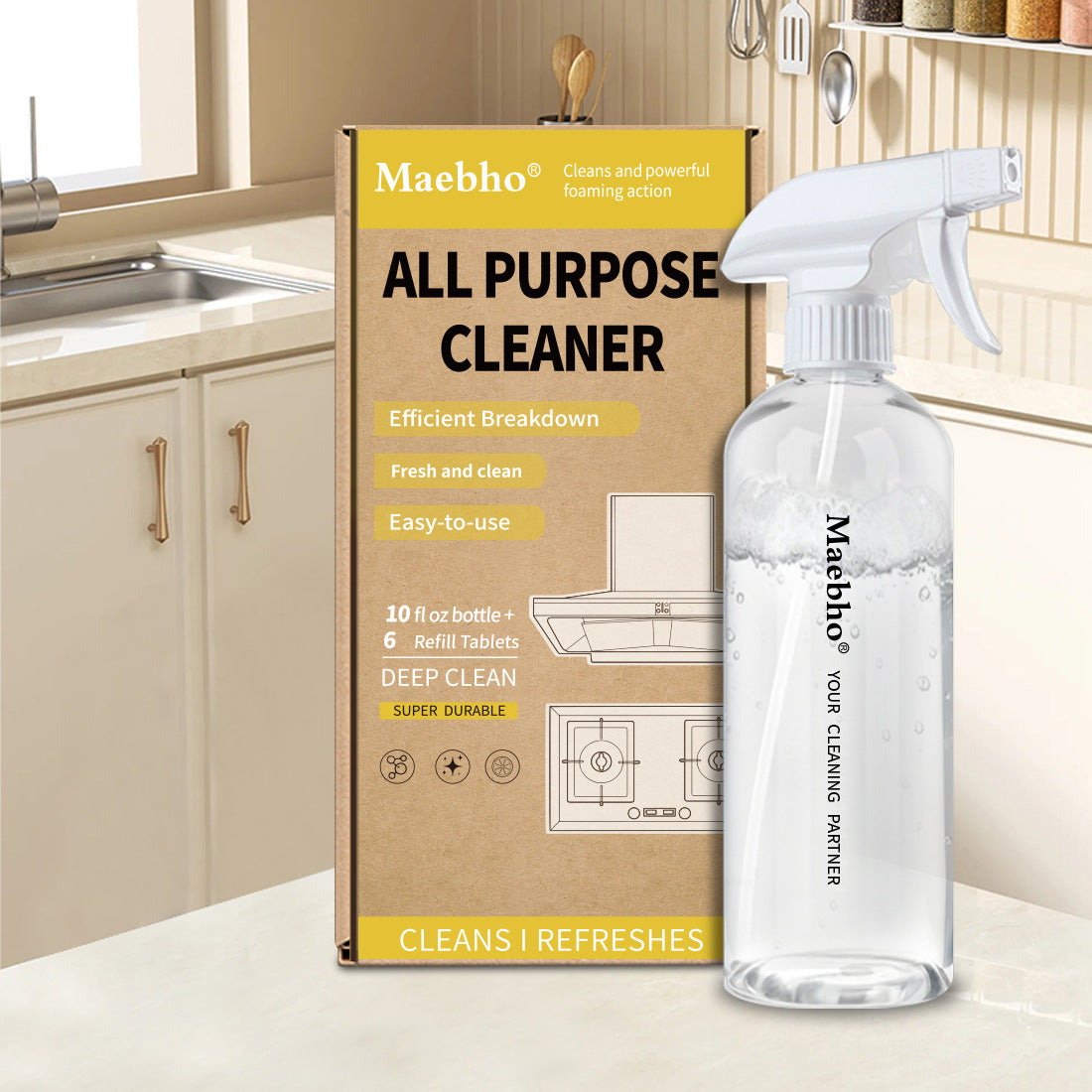 Multi-Surface Kitchen Grease Cleaner