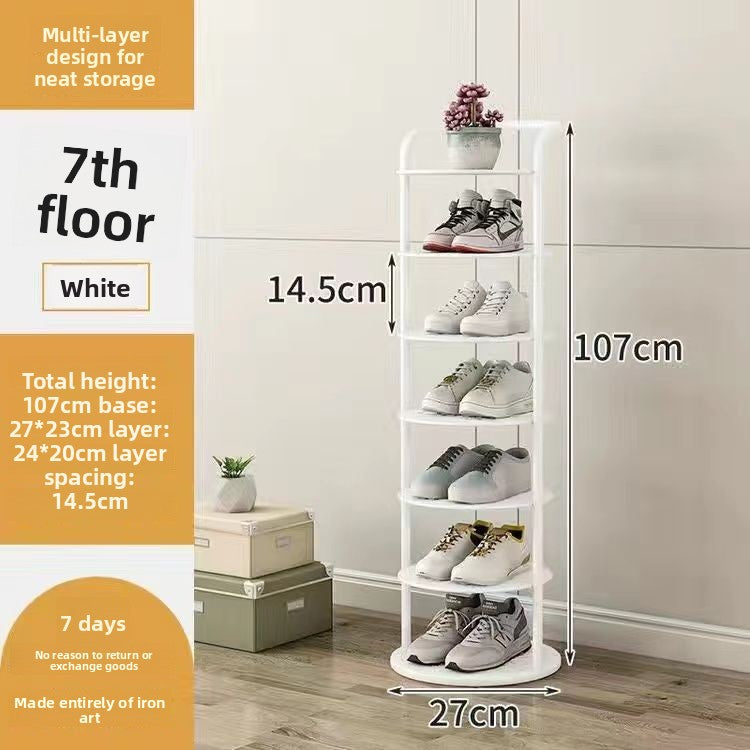 Multi Tier Iron Shoe Rack for Home Entrance Storage