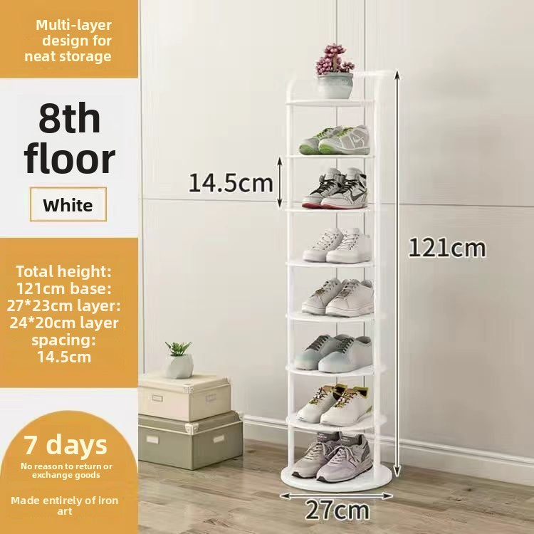 Multi Tier Iron Shoe Rack for Home Entrance Storage