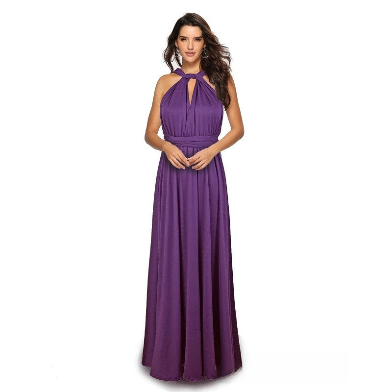 Multi Way Bandage Bodycon Long Dress Sexy Rope Design