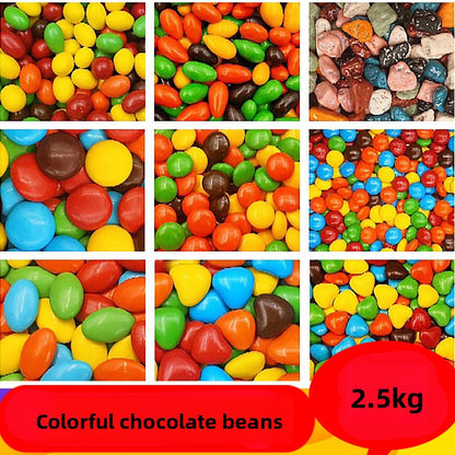 Multicolor Assorted Shape Chocolate Beans